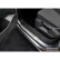 Stainless steel door sills suitable for Volkswagen Caddy V 2020- - 'Lines' - 2-piece