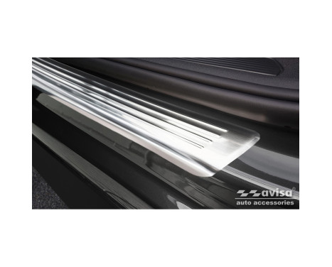 Stainless steel door sills suitable for Volkswagen ID.3 2020- - 'Lines' - 4-piece, Image 3