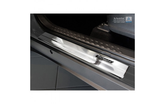 Stainless steel door sills Toyota C-HR 2016- - 'Exclusive' - 4-piece