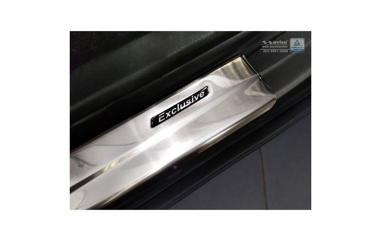 Stainless steel door sills Toyota C-HR 2016- - 'Exclusive' - 4-piece, Image 3
