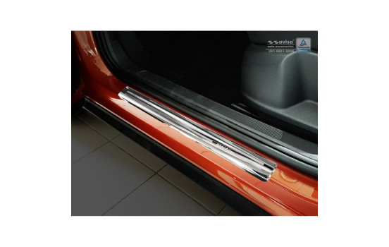 Stainless steel door sills Volkswagen T-Roc 2017- - 'Sportline' - 4-piece
