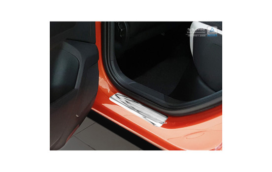 Stainless steel door sills Volkswagen T-Roc 2017- - 'Sportline' - 4-piece, Image 4