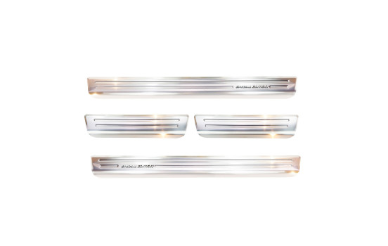 Stainless steel door sills Volkswagen Touareg III 2018- - 'Special Edition' - 4-piece, Image 3