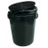 Car wash bucket 15L Black + Lid + Grid