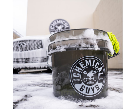Chemical Guys Heavy Duty Detailing Bucket Smoked Black 16 Liters, Image 3