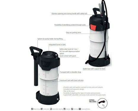 IK Multi PRO 9 sprayer, Image 2