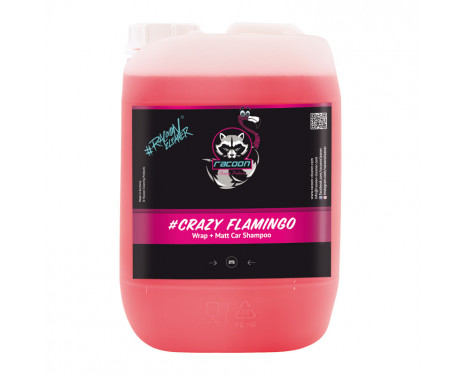 Racoon Crazy Flamingo Wrap + Matt Car Shampoo 5 liters
