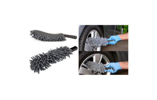 Flexible Rim Brush Microfiber Noodles, Image 2