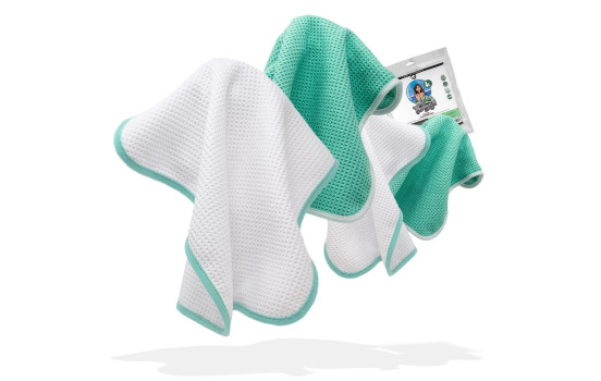 Nuke Guys See Through Microfiber Waffle Cloth 35 x 35cm 4 pieces