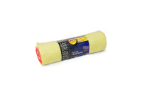 Roll of 6 Microfibre cloths 30x40cm Red/Blue/Yellow