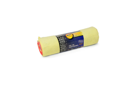 Roll of 6 Microfibre cloths 30x40cm Red/Blue/Yellow