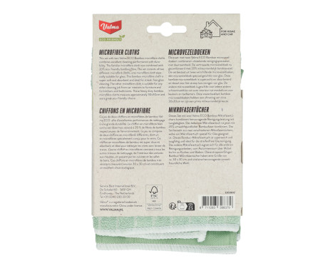 Valma ECO Bamboo Microfiber Cloths 2 pieces, Image 3