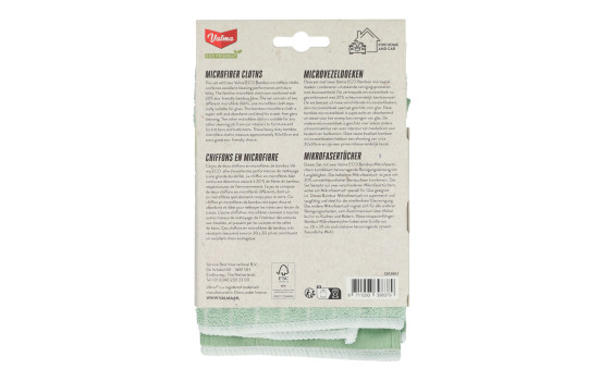 Valma ECO Bamboo Microfiber Cloths 2 pieces, Image 3