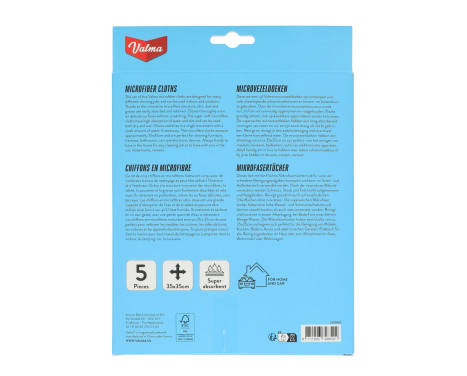 Valma Microfiber cloths 5 pieces, Image 5