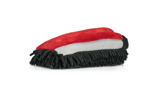 Nuke Guys 3 Way Wonder Microfiber Wash Glove Red