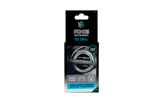 AX Air Freshener Ice Chill Aluminum Holder + 2 Sticks