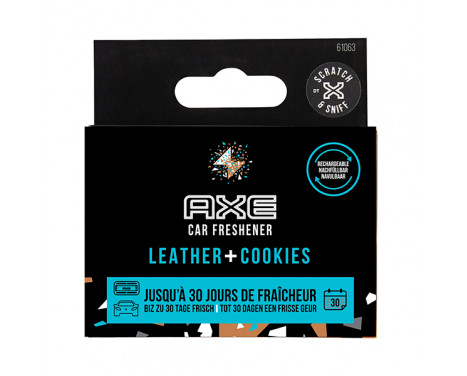AX Refill Air Freshener Alu Holder Leather + Cookies 2 Pieces