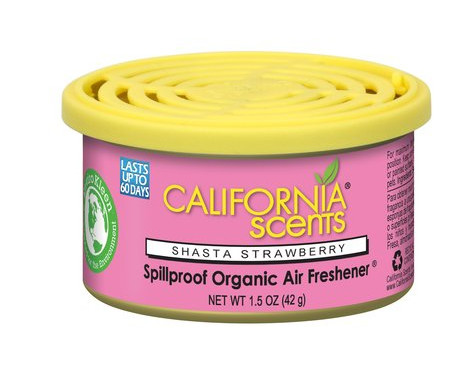 California Scents Air Freshener Shasta Strawberry Can 42gr