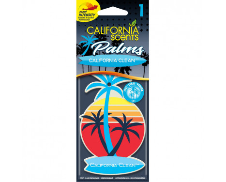 California Scents Palm Tree Air Freshener California Clean 1 piece