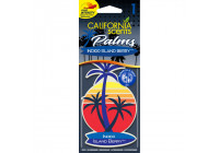 California Scents Palm Tree Air Freshener Indigo Island Berry 1 piece