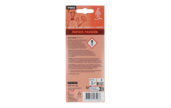 Pingi Air Freshener Air Tattoos Papaya Passion, Image 3
