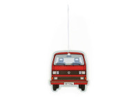 VW T3 BUS AIR FRESHENER - VANILLA/RED