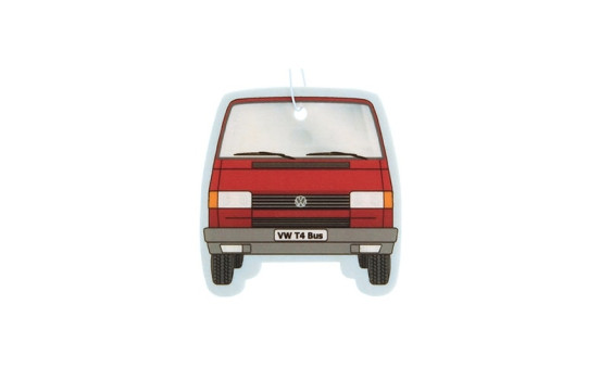 VW T4 BUS AIR FRESHENER - VANILLA/RED
