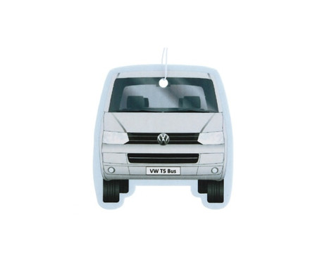 VW T5 BUS AIR FRESHENER - NEW CAR/SILVER