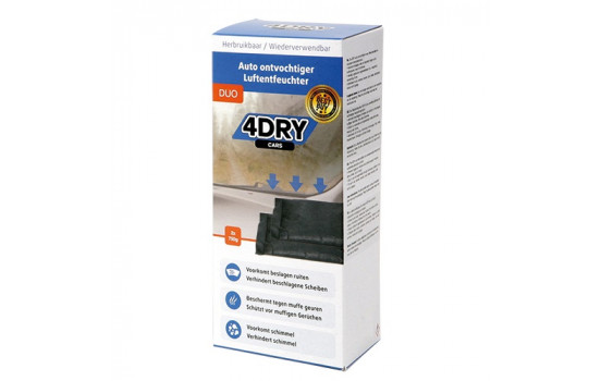 4Dry reusable car dehumidifier DUO 2x750gr