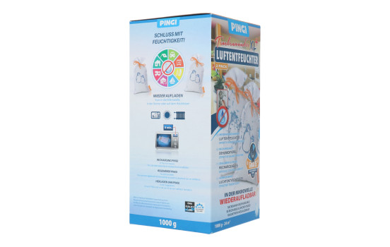 Pingi Air Dehumidifier XXL Double pack 2x500gr with hygrometer, Image 3