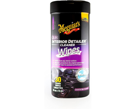 Meguiars Quik Interior Detailer Wipes 30 pieces