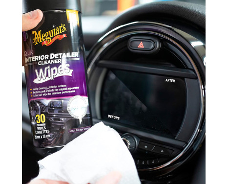 Meguiars Quik Interior Detailer Wipes 30 pieces, Image 2