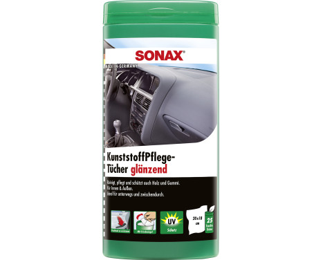 Sonax Plastic maintenance wipes gloss 25st