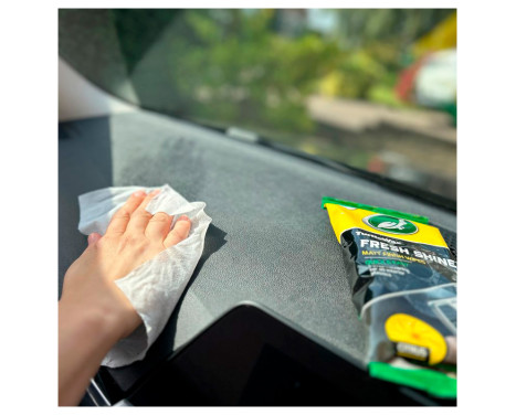 Turtle Wax 54096 Fresh Shine Matt Interior Cleaner Wipes 24 Pieces, Image 4