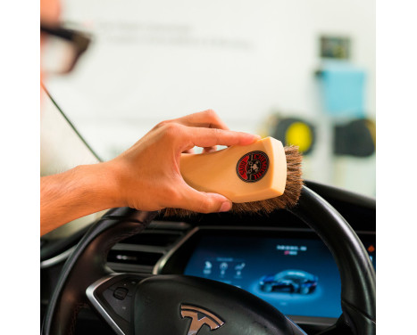 Chemical Guys Long Bristle Synthetic Horse Hair Leather Cleaning Brush, Image 4