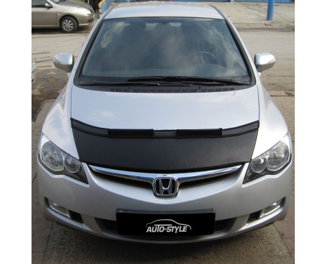 Bonnet Bra Honda Civic sedan / hybrid 2007-2008 black, Image 2