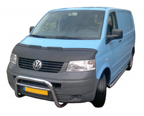 Bonnet Bra Volkswagen Transporter T5 2003-2008 black