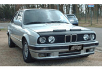 Bonnet liner cover BMW 3 series E30 1986-1989 black