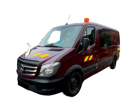 One-way bonnet protector (stone chip cover) suitable for Mercedes Sprinter W906 Facelift 2014-2018