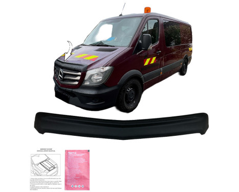 One-way bonnet protector (stone chip cover) suitable for Mercedes Sprinter W906 Facelift 2014-2018, Image 2