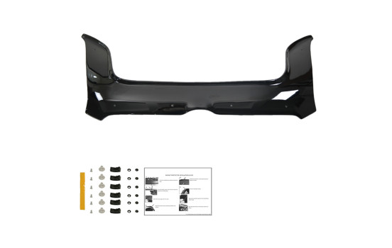 Oneway Bonnet protector (stone chip cover) Fiat Doblo 2nd Gen. 2010-2015 - Glossy black