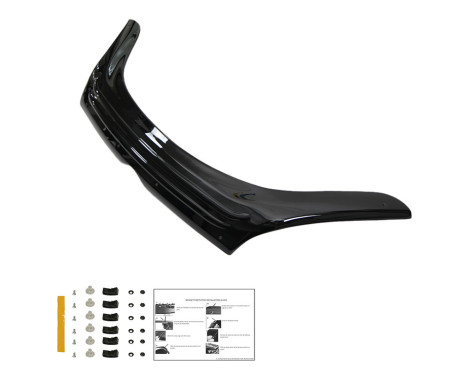Oneway Bonnet protector (stone chip cover) Fiat Doblo 2nd Gen. Facelift 2015-2020 - Glossy Black, Image 4