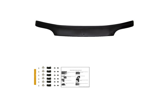 Oneway Bonnet protector (stone chip cover) fits Ford Transit MK5 1993-2002 - Glossy black, Image 5