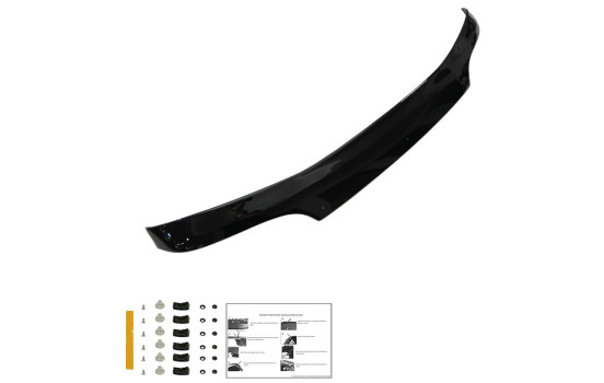 Oneway Bonnet protector (stone chip cover) fits Ford Transit MK5 1993-2002 - Glossy black, Image 6