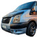 Oneway Bonnet protector (stone chip cover) fits Ford Transit MK7 2006-2014 - Glossy black