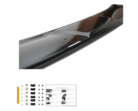 Oneway Bonnet protector (stone chip cover) Ford Transit Courier 2014-2019 - Glossy black, Image 5