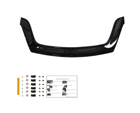 Oneway Bonnet protector (stone chip cover) Peugeot Partner Tepee 2008-2015 - Glossy black