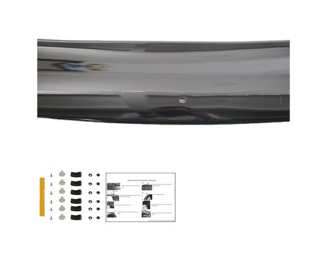 Oneway Bonnet protector (stone chip cover) Peugeot Partner Tepee 2008-2015 - Glossy black, Image 3