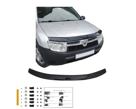 Oneway Bonnet protector (stone chip cover) suitable for Dacia Duster I 2010-2017 - Glossy black, Image 2