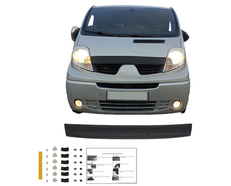 Oneway Bonnet protector (stone chip cover) suitable for Renault Trafic X83 01-2014 - Glossy black, Image 2